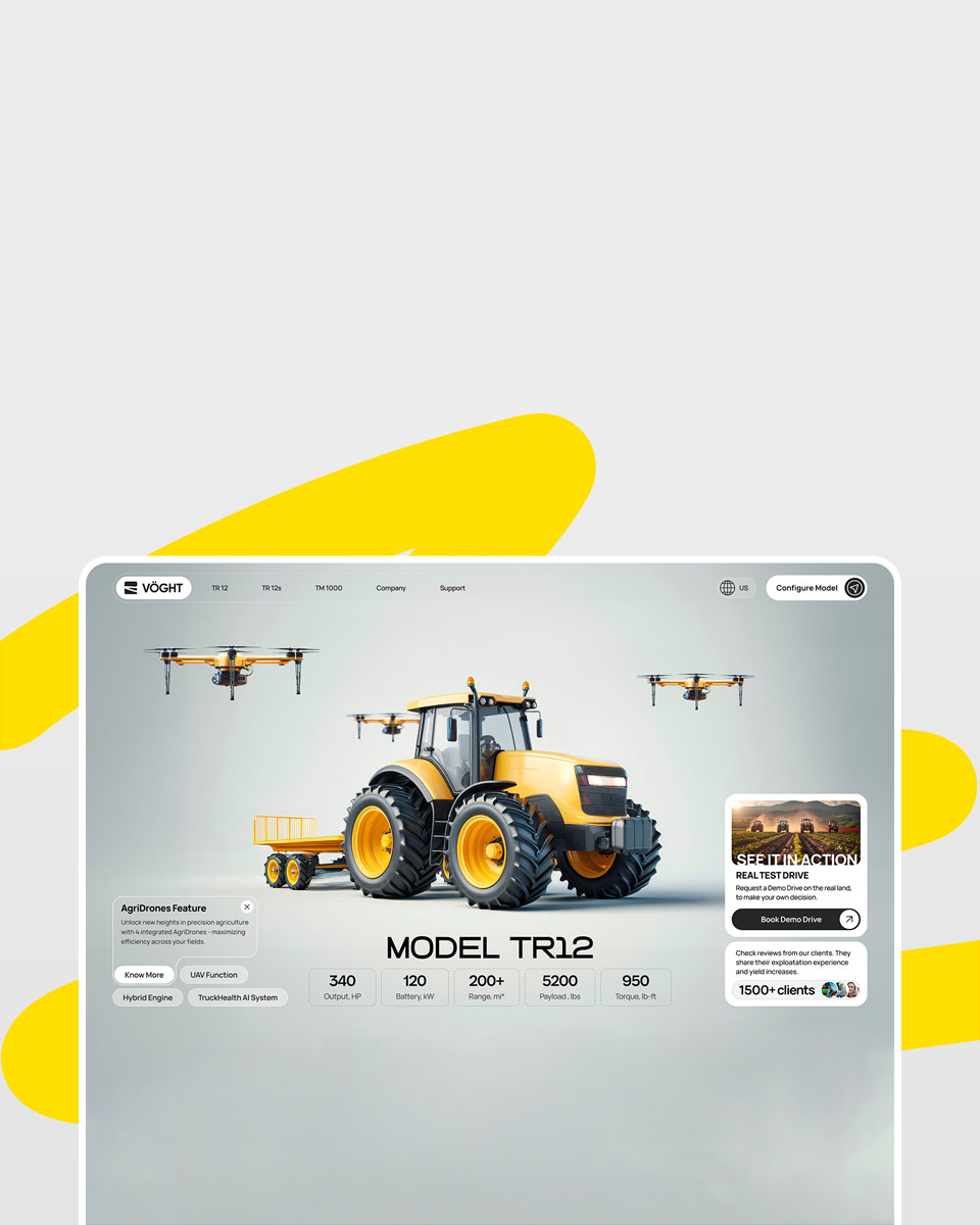 Voght Tractor Hero Concept